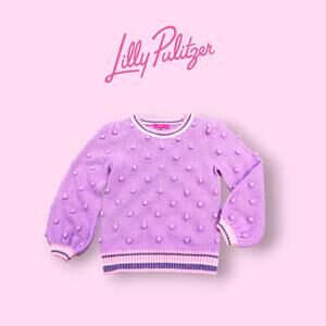 💜 Lilly Pulitzer Dorianna Sweater – Purple Iris – Size S – EUC